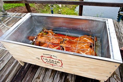 asador pig roast steel box asador miami|Caja China & La Caja Asadora Roasting Boxes.